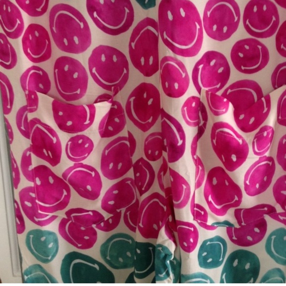 Farm Rio Smiley Collab Rainbow Jumpsuit - Picture 3 of 7